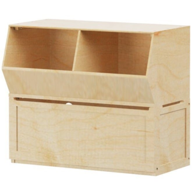 Maxtrix Stacked Toy Chest + Cubby