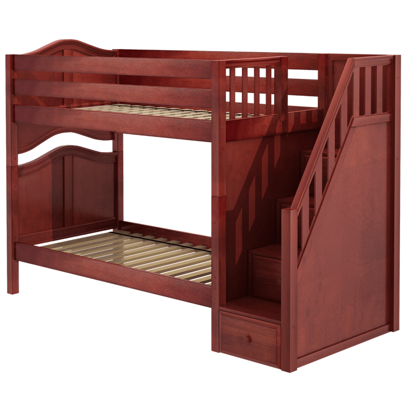Maxtrix Twin Medium Bunk Bed with Stairs