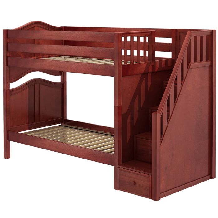 Maxtrix Twin Medium Bunk Bed with Stairs
