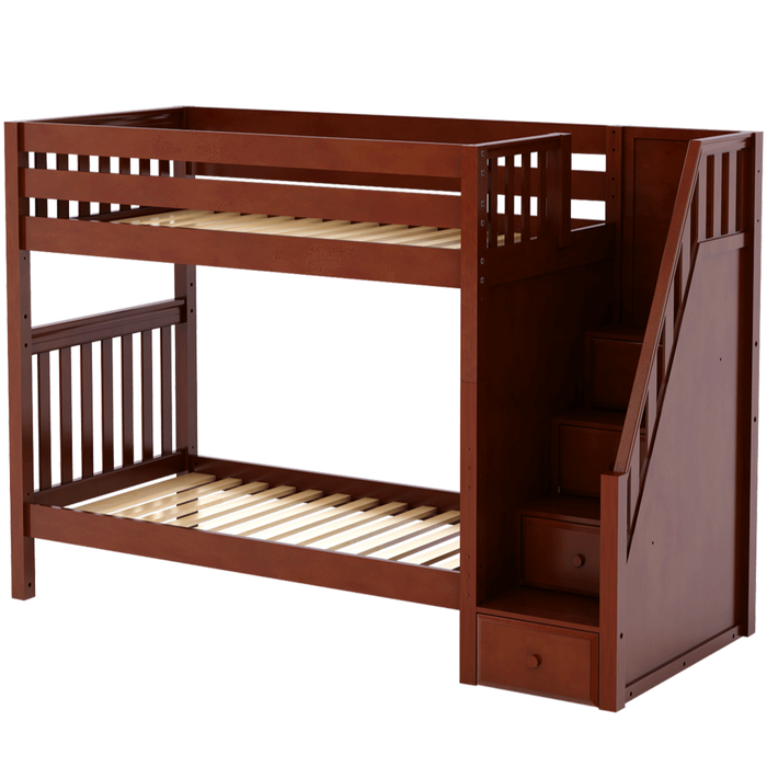 Maxtrix Twin Medium Bunk Bed with Stairs