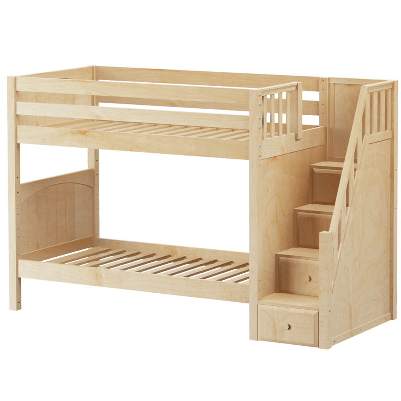 Maxtrix Twin Medium Bunk Bed with Stairs
