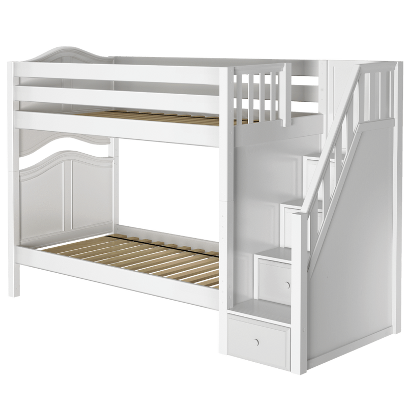 Maxtrix Twin Medium Bunk Bed with Stairs