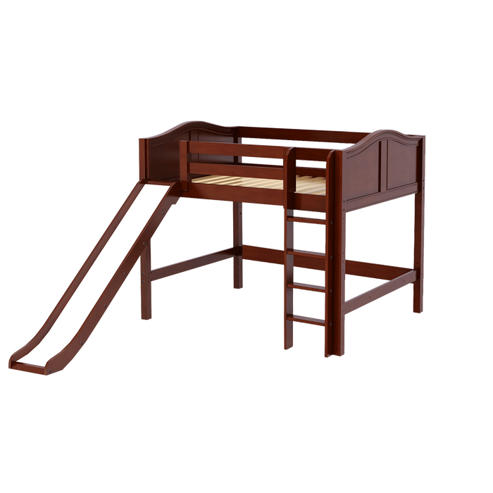 Maxtrix Full Mid Loft Bed with Slide