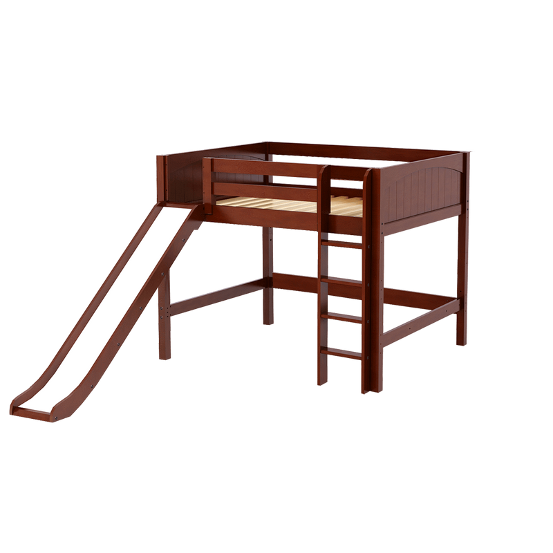 Maxtrix Full Mid Loft Bed with Slide
