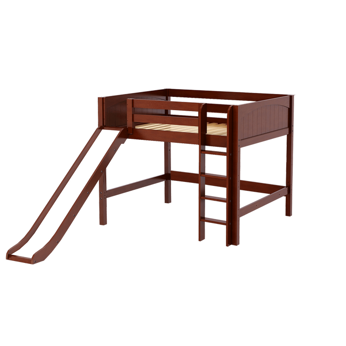 Maxtrix Full Mid Loft Bed with Slide