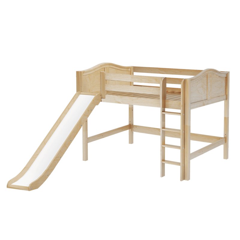 Maxtrix Full Mid Loft Bed with Slide