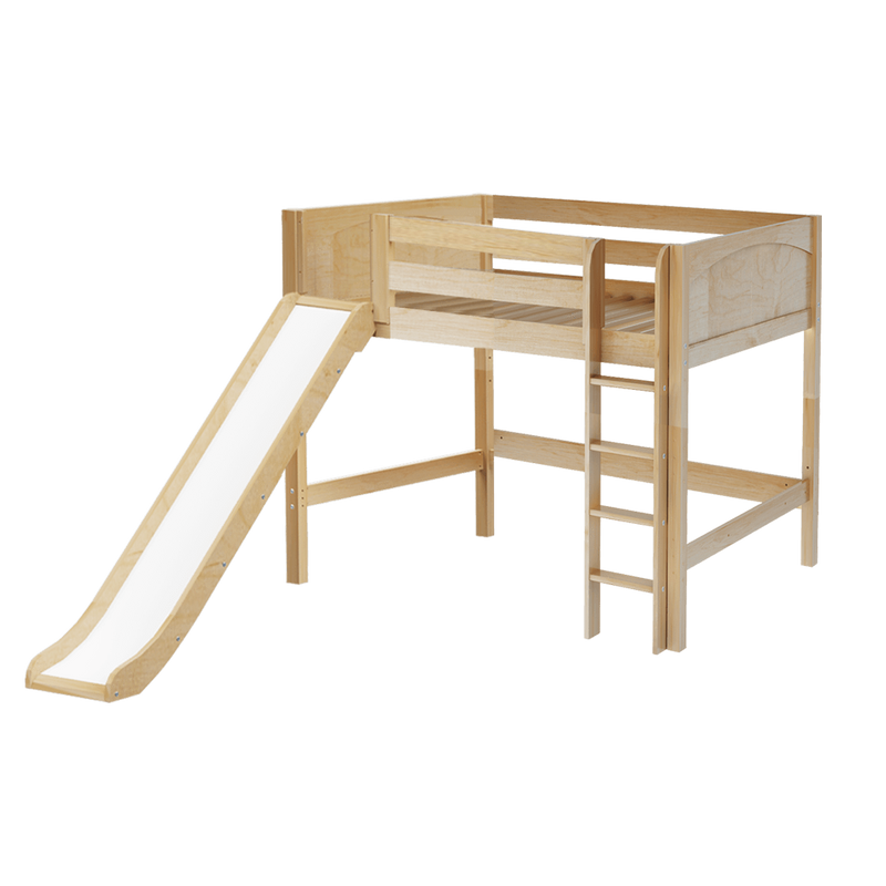 Maxtrix Full Mid Loft Bed with Slide