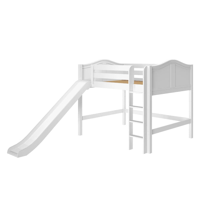 Maxtrix Full Mid Loft Bed with Slide