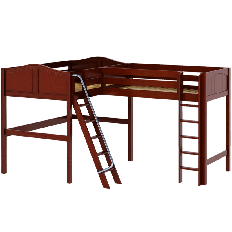Maxtrix Twin Full High Corner Loft Bed