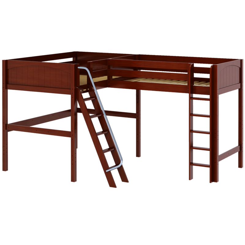 Maxtrix Twin Full High Corner Loft Bed