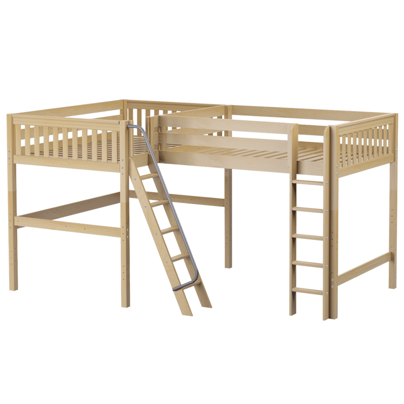 Maxtrix Twin Full High Corner Loft Bed