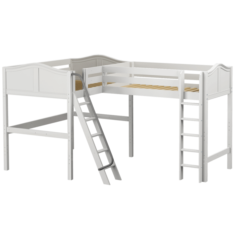 Maxtrix Twin Full High Corner Loft Bed