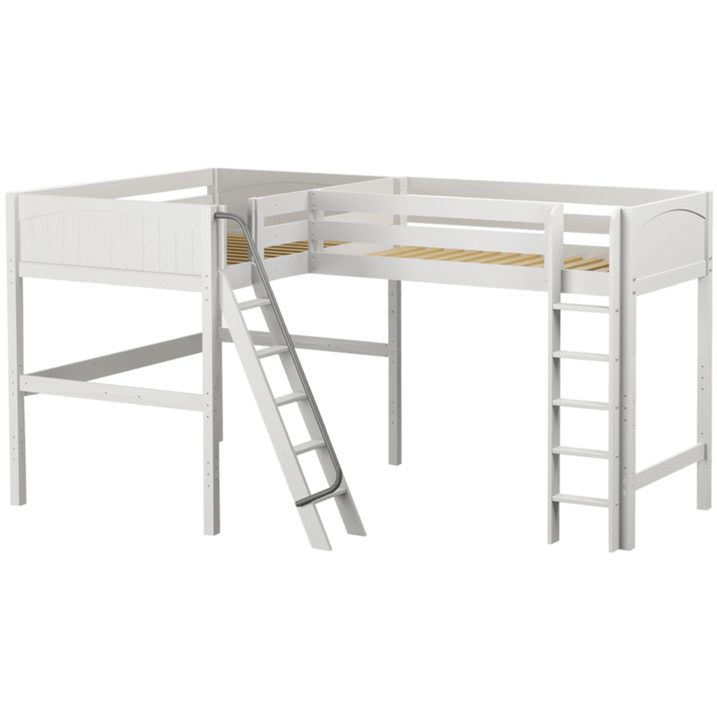 Maxtrix Twin Full High Corner Loft Bed