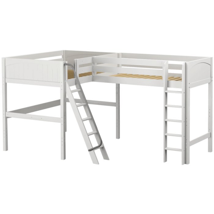 Maxtrix Twin Full High Corner Loft Bed
