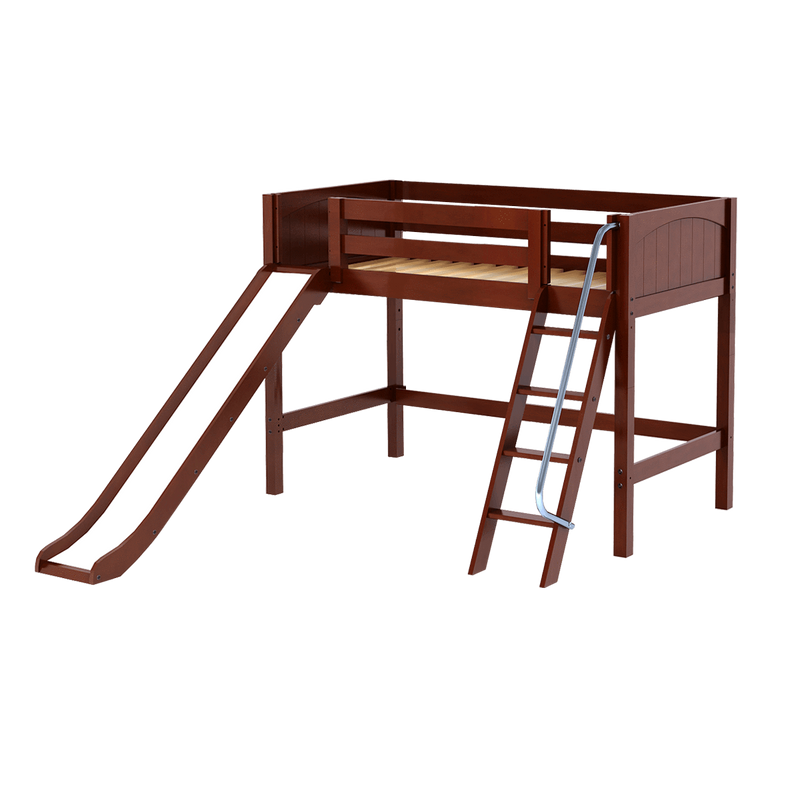 Maxtrix Twin Mid Loft Bed with Slide