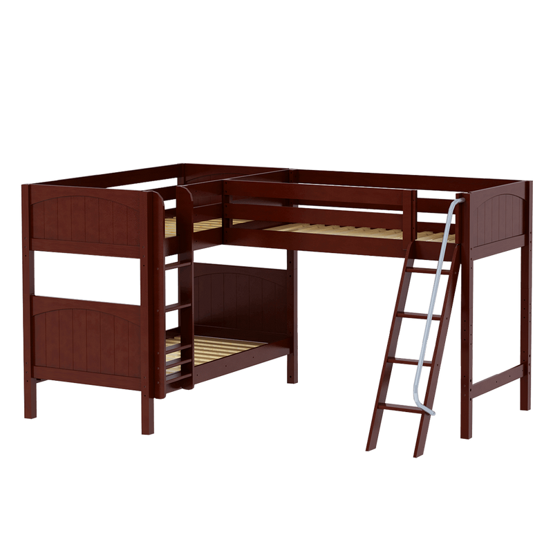 Maxtrix Twin Medium Corner Loft Bunk Bed
