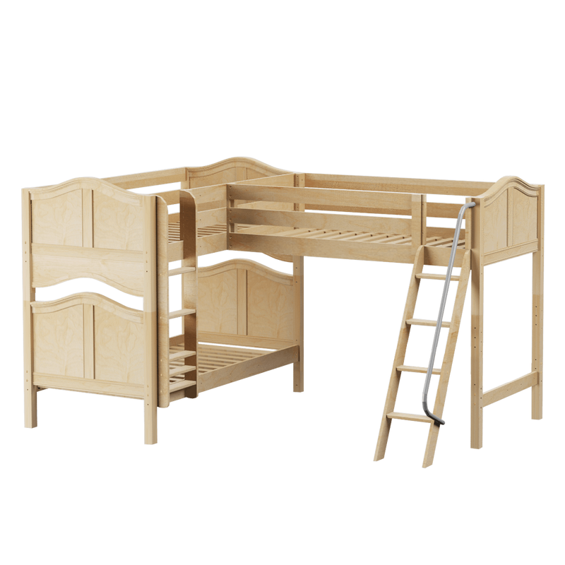 Maxtrix Twin Medium Corner Loft Bunk Bed