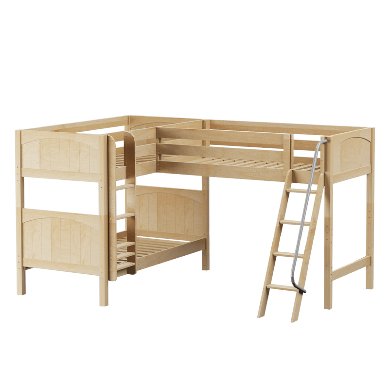 Maxtrix Twin Medium Corner Loft Bunk Bed