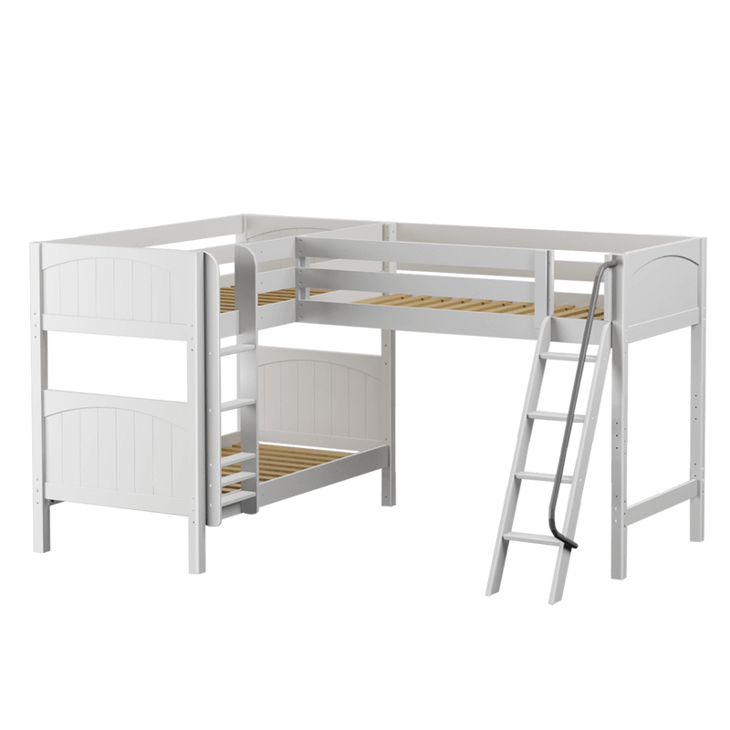 Maxtrix Twin Medium Corner Loft Bunk Bed