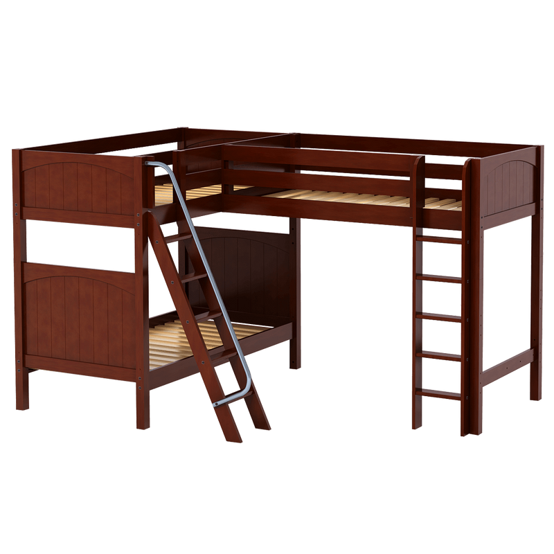 Maxtrix Twin High Corner Loft Bunk Bed