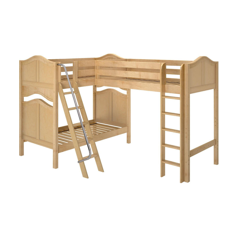 Maxtrix Twin High Corner Loft Bunk Bed