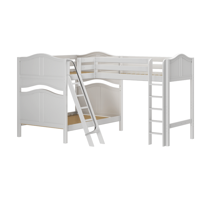 Maxtrix Full High Corner Loft Bunk Bed