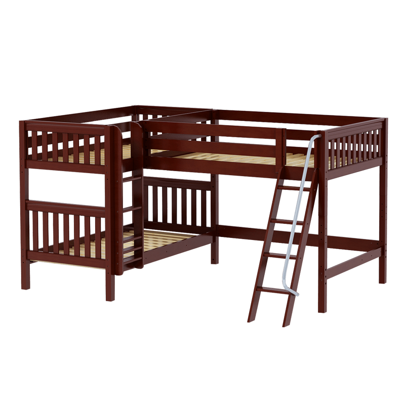 Maxtrix Full Medium Corner Loft Bunk Bed