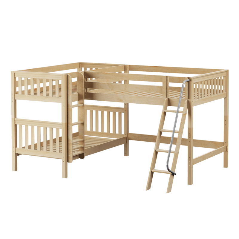 Maxtrix Full Medium Corner Loft Bunk Bed