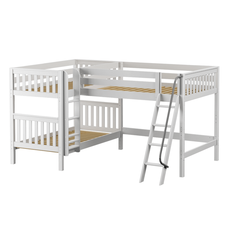 Maxtrix Full Medium Corner Loft Bunk Bed