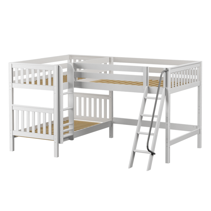 Maxtrix Full Medium Corner Loft Bunk Bed