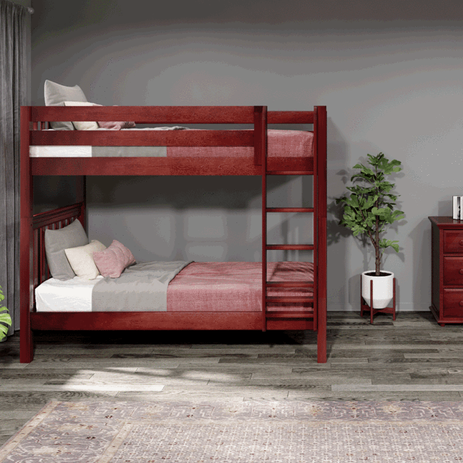 Maxtrix Twin XL High Bunk Bed