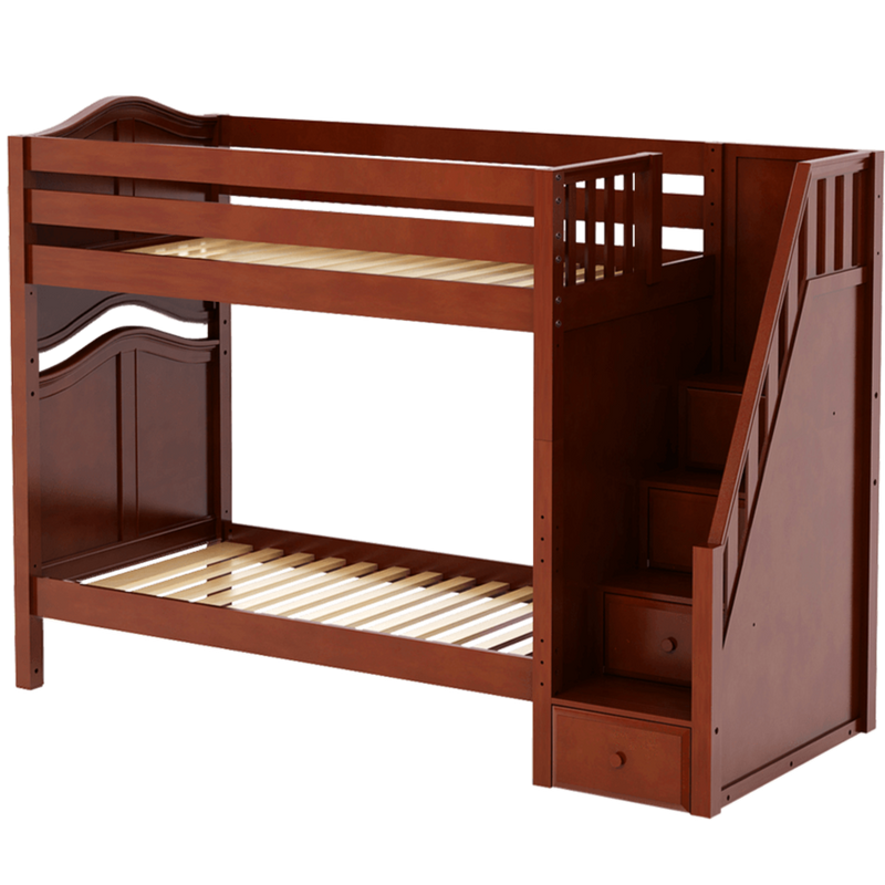 Maxtrix Twin High Bunk Bed with Stairs