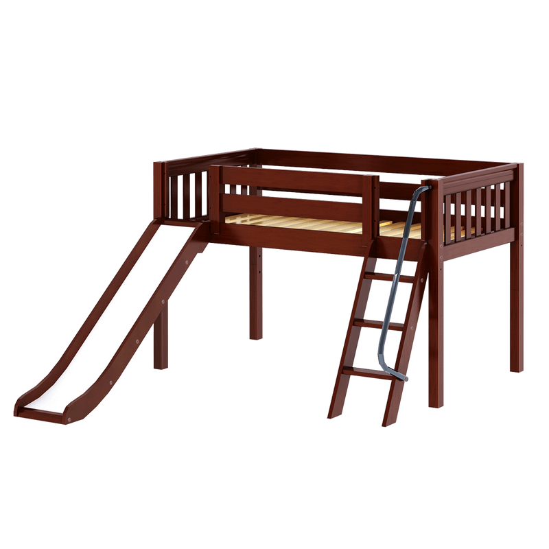 Maxtrix Twin Low Loft Bed with Slide