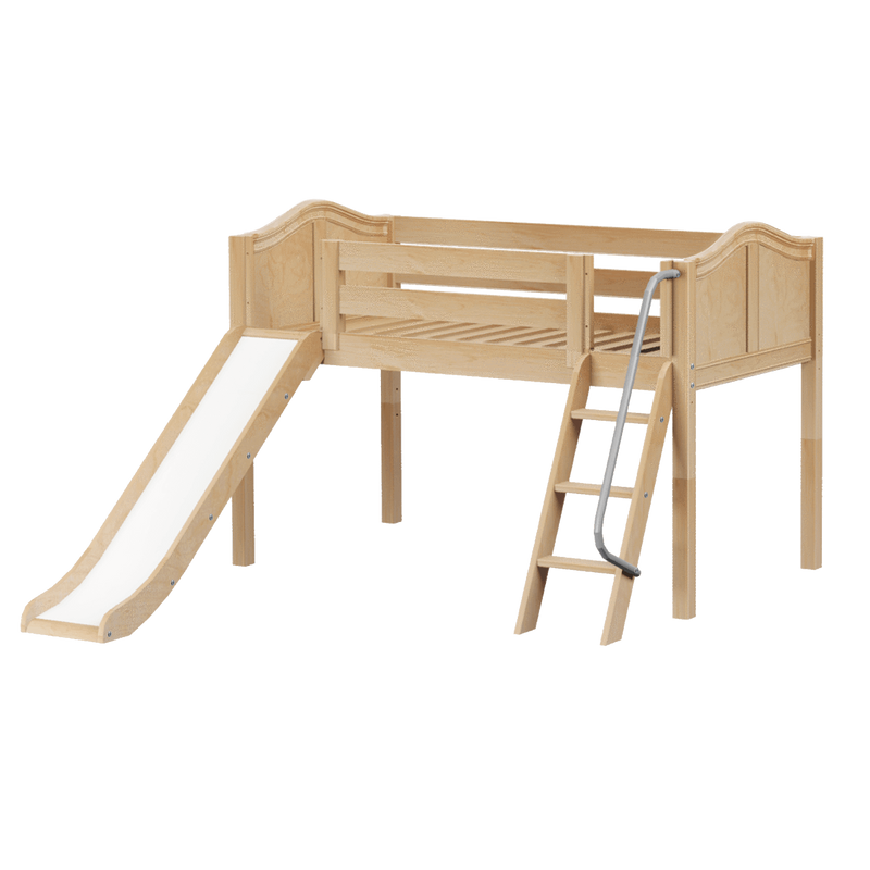 Maxtrix Twin Low Loft Bed with Slide