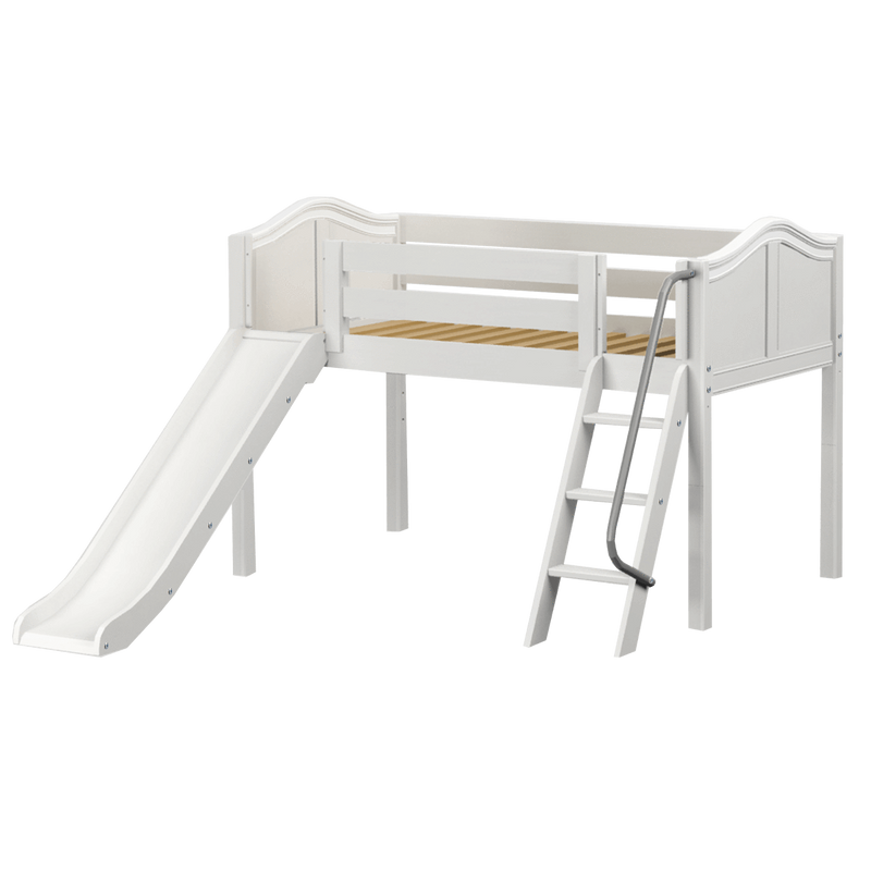 Maxtrix Twin Low Loft Bed with Slide