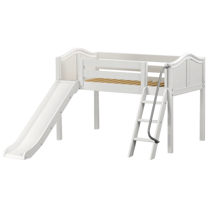 Maxtrix Twin Low Loft Bed with Slide