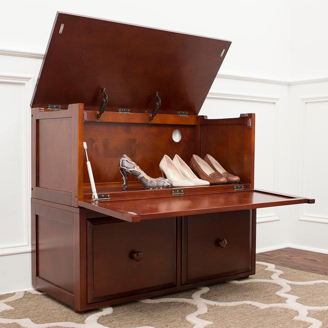 Maxtrix Stacked Toy Chest + 2-Drawer Cube