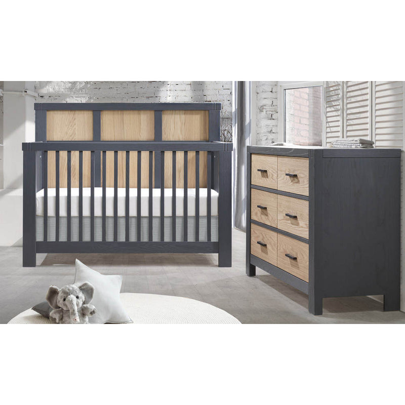 Natart Rustico Moderno ''5-in-1'' Convertible Crib