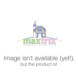 Maxtrix Full Low Loft Bed with Stairs + Slide