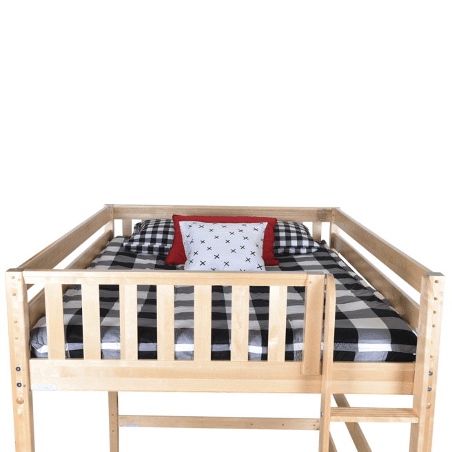 Maxtrix Queen High Loft Bed + Corner Desk